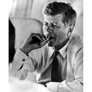 Kennedy and cigar